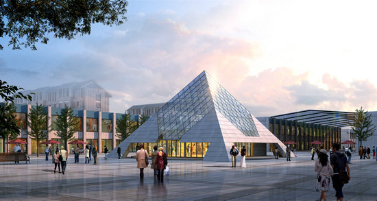 姜堰金字塔网架